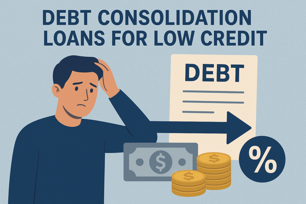Debt Consolidation Loans for Low Credit