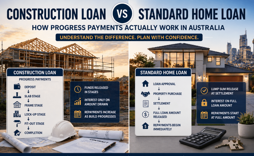 Construction Loan vs Standard Home Loan