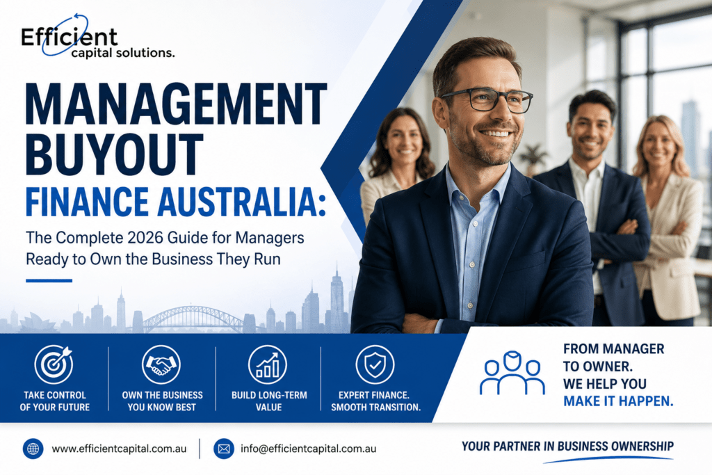 Management buyout finance Australia