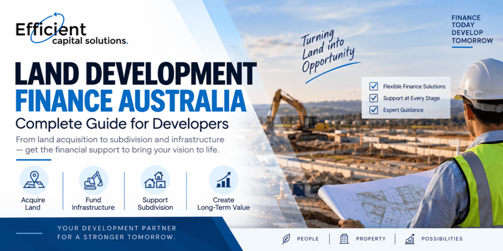 Land development finance Australia
