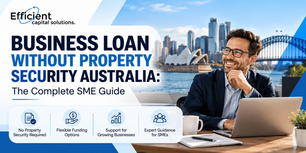 Business loan without property security Australia