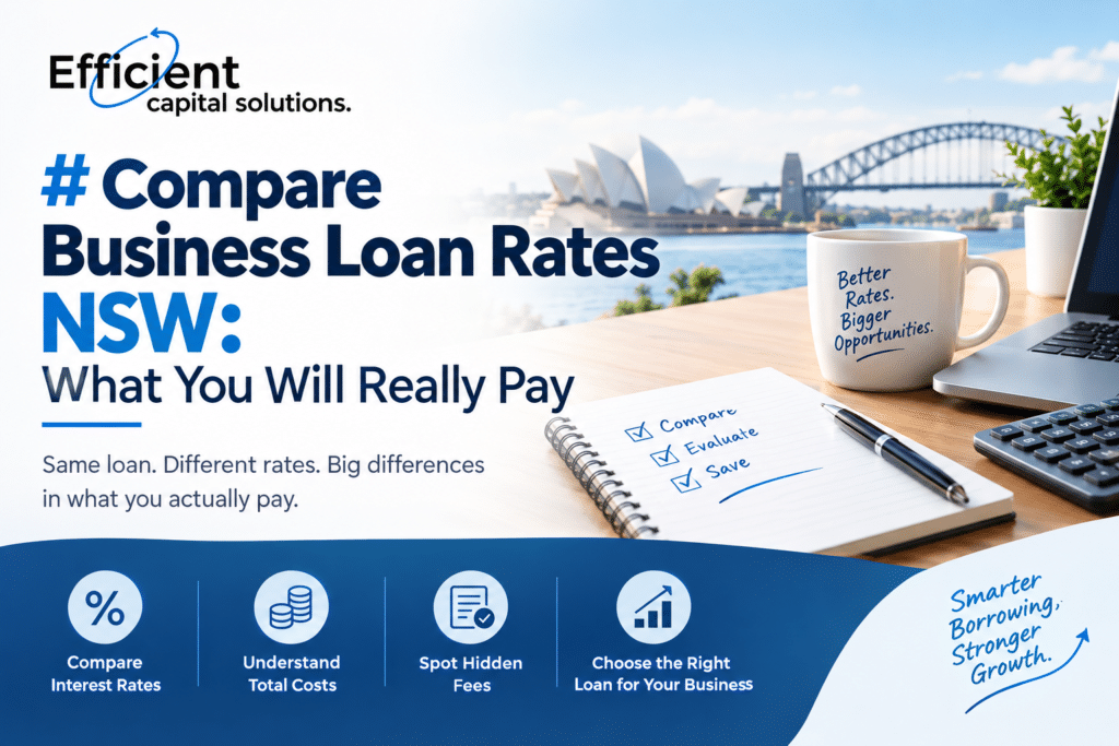 compare business loan rates nsw - advice from our brokers